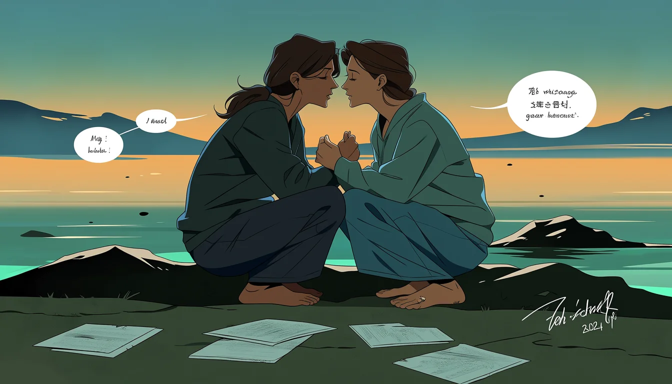 Original text-free editorial illustration for Hentai Haven